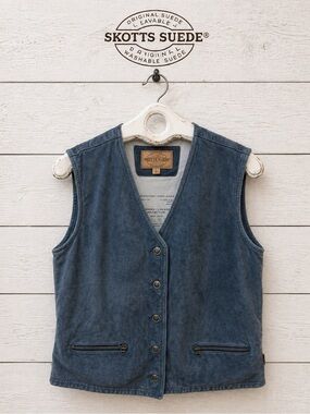 SKOTTS SUEDE – Washable Suede Vest – Size L